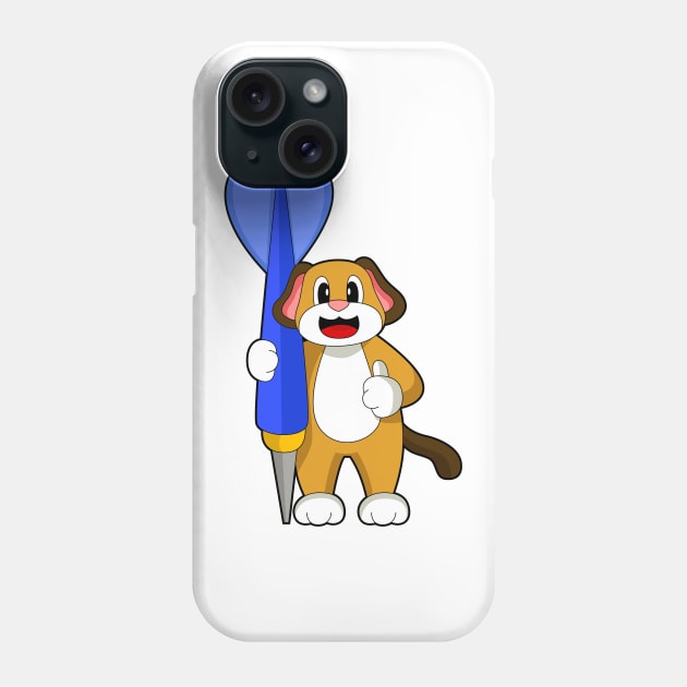 Dog Darts Dart Phone Case by Markus Schnabel