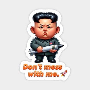 A Mischievous Boy from North Korea Magnet