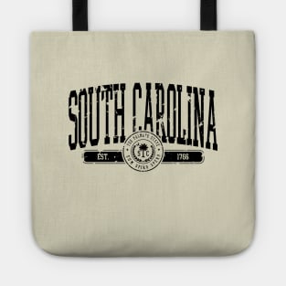 South Carolina Vintage Distressed Palmetto State Tote