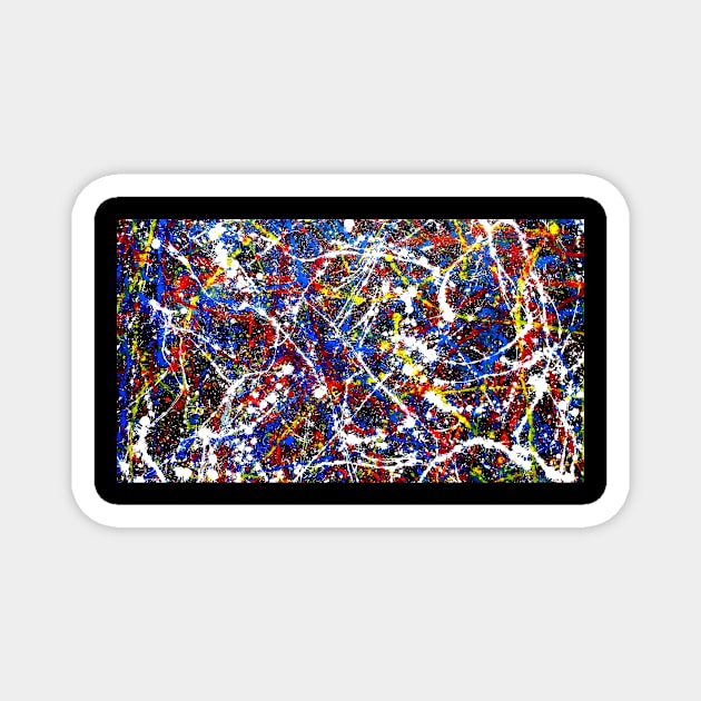 Abstract art Magnet by TAMOH65