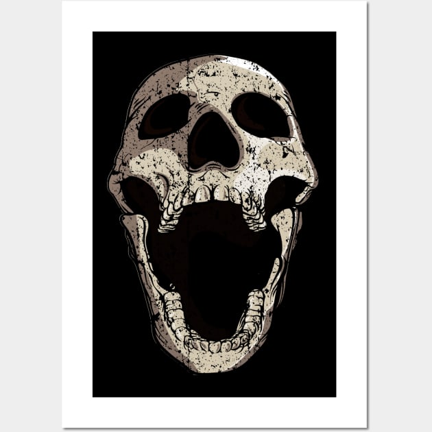 WE ALL GOT One Print Skull Canvas, Skull Print, Cranium Artwork