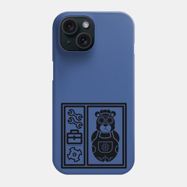 GEEK BEAR: HANDY MAN Phone Case by cholesterolmind