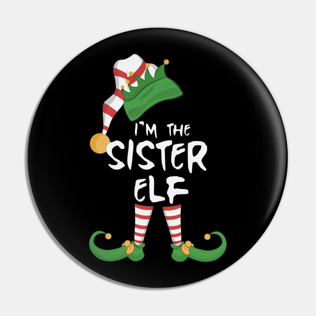 I'm The Sister Elf Pin by novaya