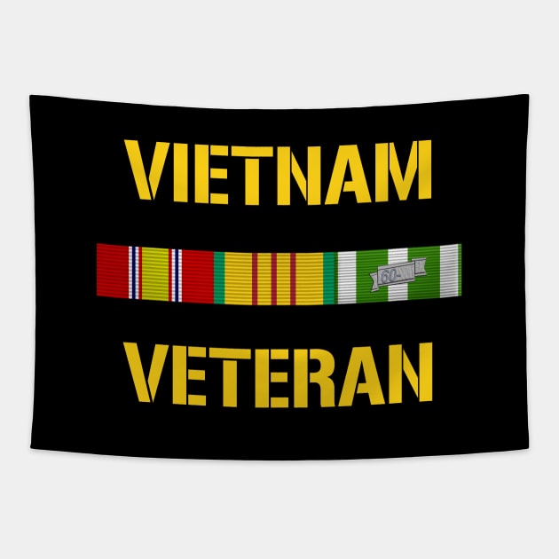 Vietnam Veteran Ribbon Bar Tapestry by warishellstore