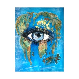 Illuminated Eye by Clara B. T-Shirt