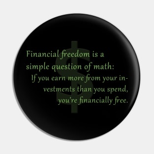 A simple definition of financial freedom Pin
