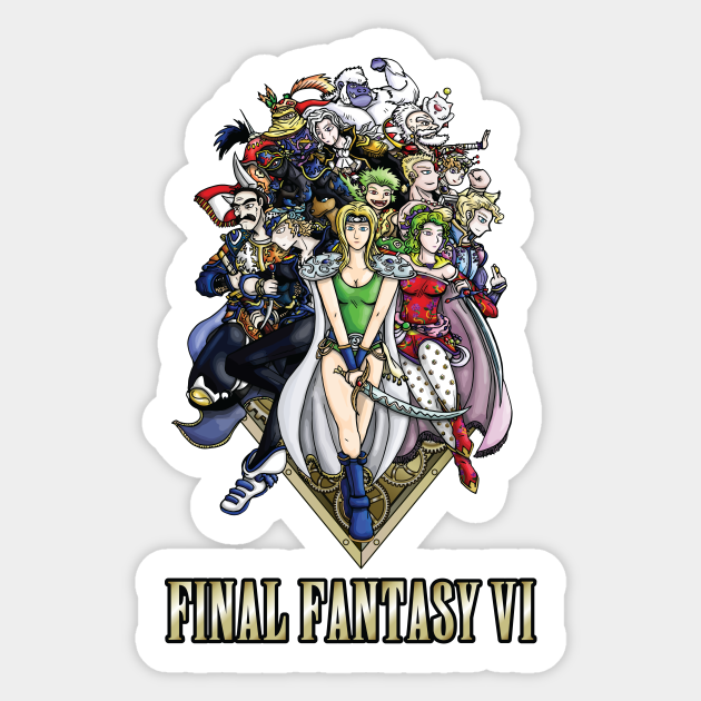 Final Fantasy VI Heroes - Final Fantasy Vi - Sticker