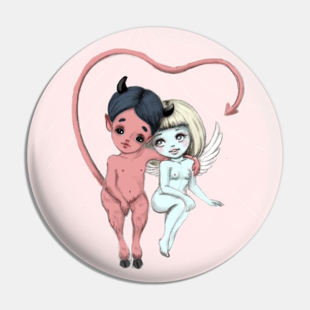 Little devil romance Pin by mapetitepoupee