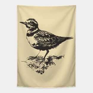 Hand drawn killdeer bird Tapestry