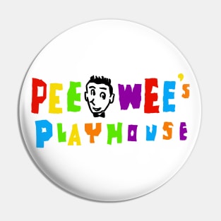 Pee-Wee's Playhouse (Rainbow Logo) Pin