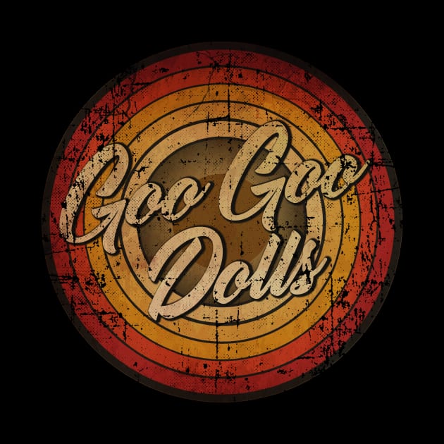 arjunthemaniac,circle retro faded Goo Goo Dolls by arjunthemaniac