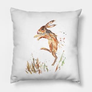 Mad As A March Hare Pillow