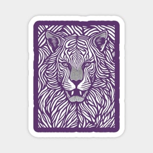 tiger mandala Magnet