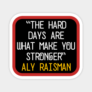 quote aly raisman Magnet