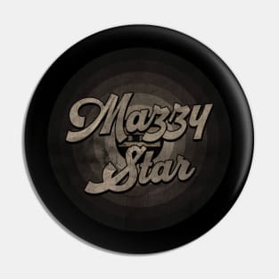 Mazzy First Name Retro Tape Pattern Vintage Styles Pin