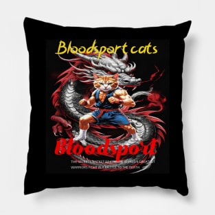 Bloodsport Cats Championship Poster Pillow