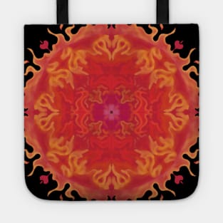 The Fiery Sun Mandala Tote