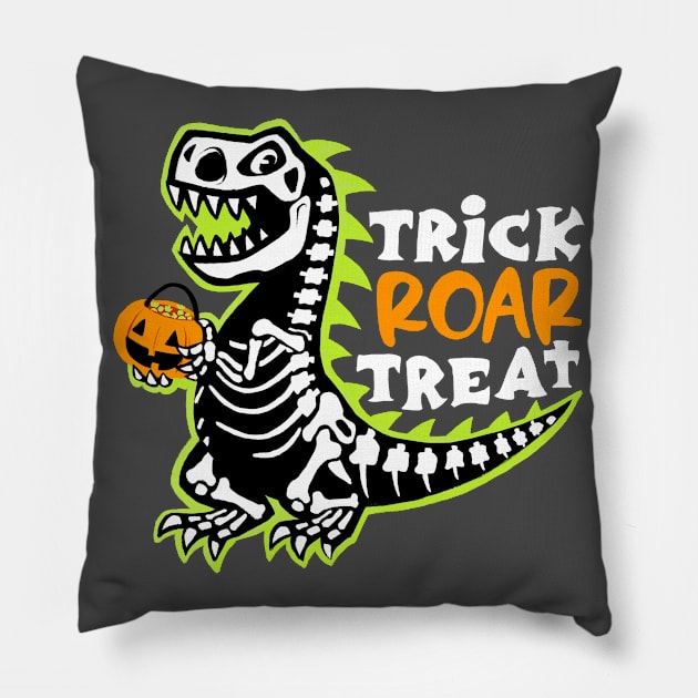 Trick ROAR Treat Pillow by Kuitsuku