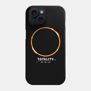 Totality, 2024 Total Solar Eclipse Viewing Shirt Phone Case