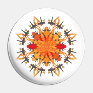 Mandala Wars Pin