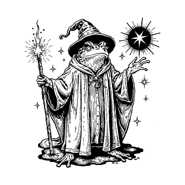 Wizard Frog Make a Magic by Yilsi