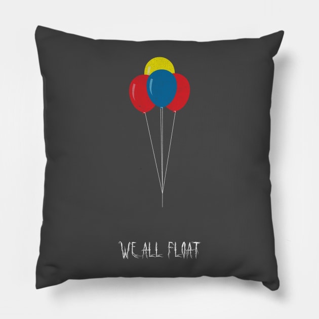 We All Float Pillow by sirtoddington