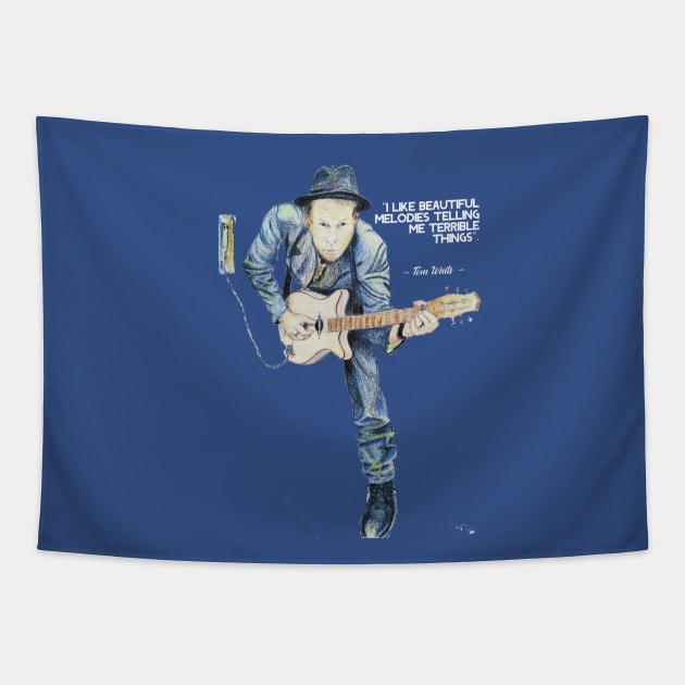 Tom Waits quote Tapestry by Abiarsa