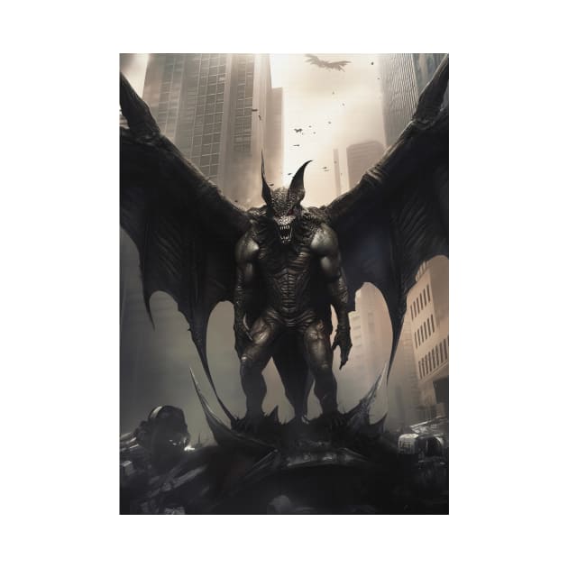 Dark Fantasy Giant Bat by CollSram