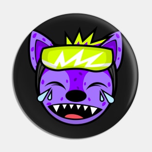 LAUGHING HYPER HYENA Pin