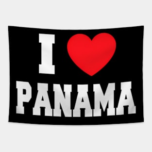 I Love Panama Tapestry