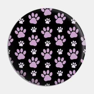 Pattern Of Paws, Lilac Paws, Dog Paws, Paw Prints Pin