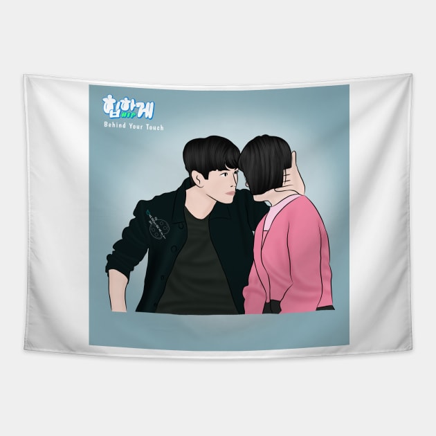 Behind Your Touch Korean Drama Tapestry by ArtRaft Pro