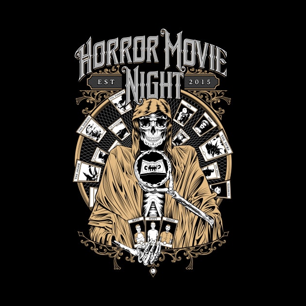 Horror Movie Night - Tarotvision (peach) by Horror Movie Night