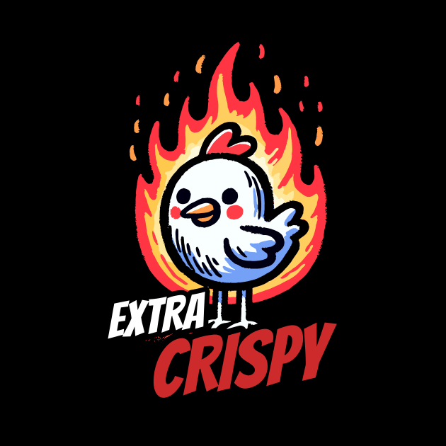 Extra Crispy Hot Chicken by DoodleDashDesigns