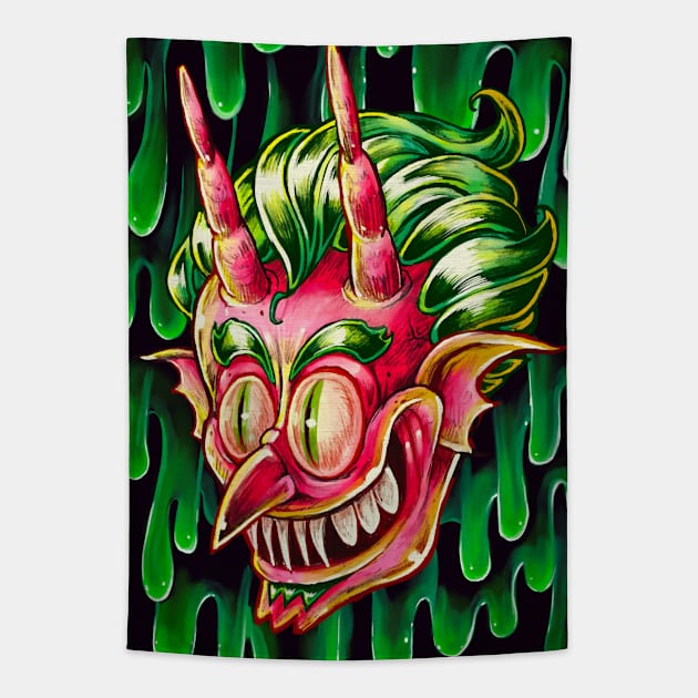 Devil in nightmare Tapestry by Villainmazk
