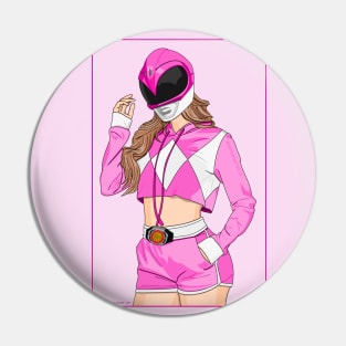 Pink Ranger Casual Style Pin