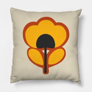 Vintage 70's Couch Wallpaper Inspired Pattern Pillow