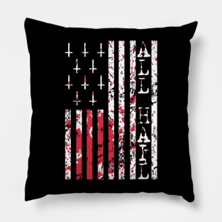 Satanic Cross Flag Pillow