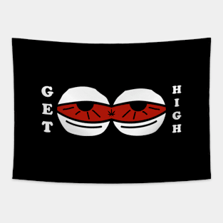 Get High Weeds Red Eye Tapestry