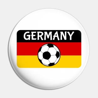 German Flag Football Pin