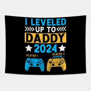 I Leveled Up To Daddy 2024 Gamer Soon To Be Dad 2024 Tapestry