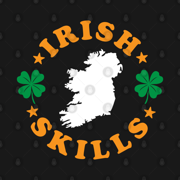 Ireland Skills Clover Luck Map by Rayrock76