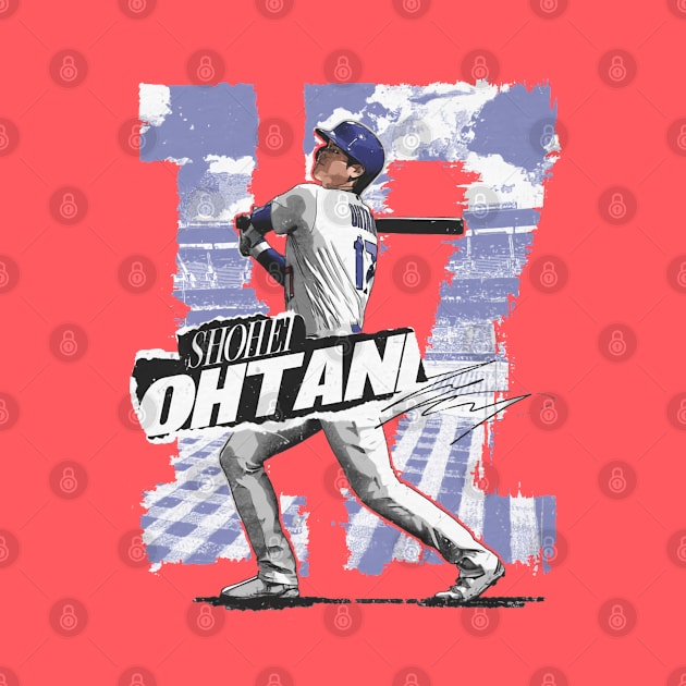 Shohei Ohtani Los Angeles D Rough by Jesse Gorrell