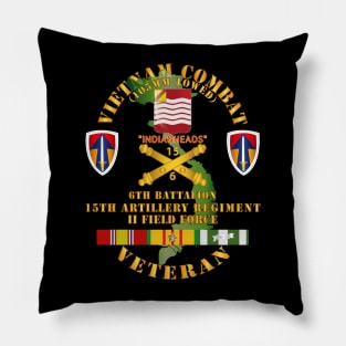 Vietnam Combat Vet - 6th Bn 15th Artillery - I I Field Force w105mm Pillow