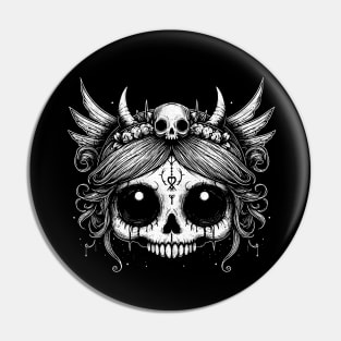 Cute Skull Pin