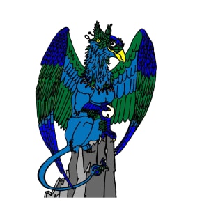 Blue Magical Griffon T-Shirt