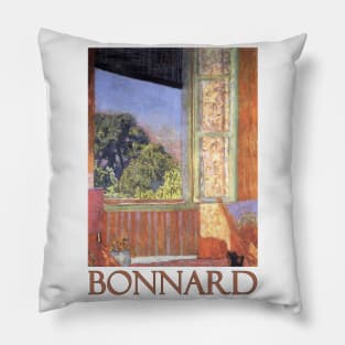 The Open Window by Pierre Bonnard Pillow