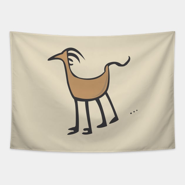 Cave Goat Color Tapestry by EdwardLarson