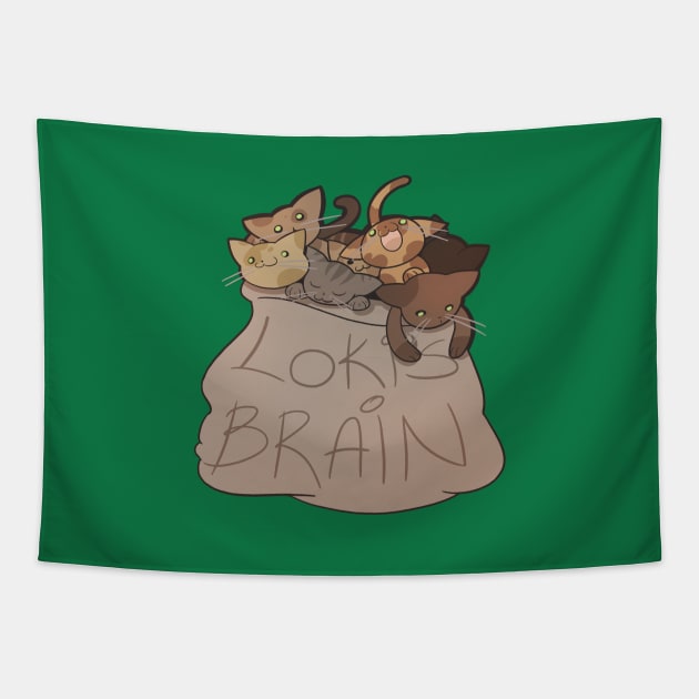 Loki's Brain Tapestry by nickelcurry