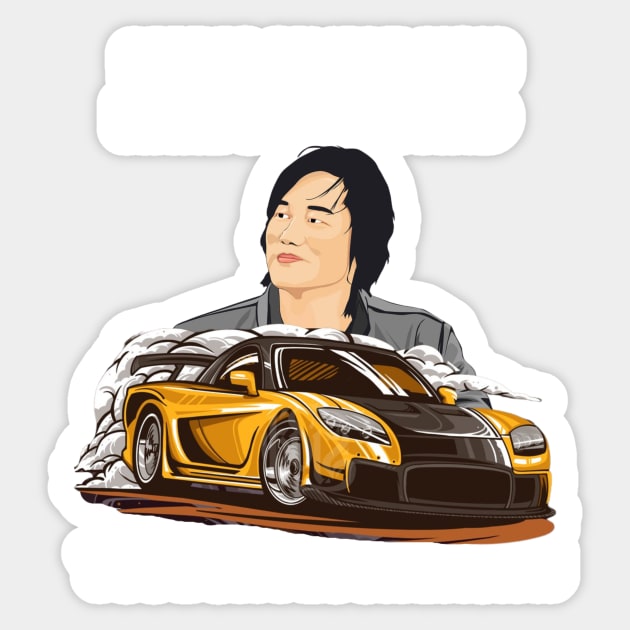Han's rx7 fast and furious - Fast And Furious - Sticker | TeePublic